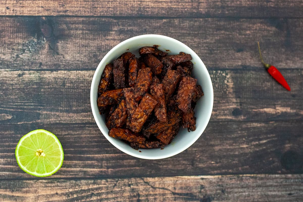 Sambal goreng tempeh kering Ohmydish