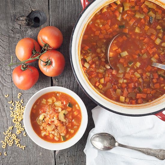 Minestrone soep